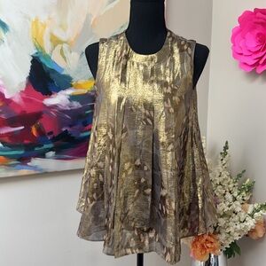 Lacey Parker  Gold  Top